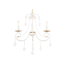 Светильник Ambrella light TR4915/3 WH/GD белый/золото E14/3 max 40W D550*860