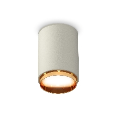 Светильник Ambrella Light XS6314024 SGR/PYG серый песок/золото желтое полированное MR16 GU5.3 (C6314, N6124)