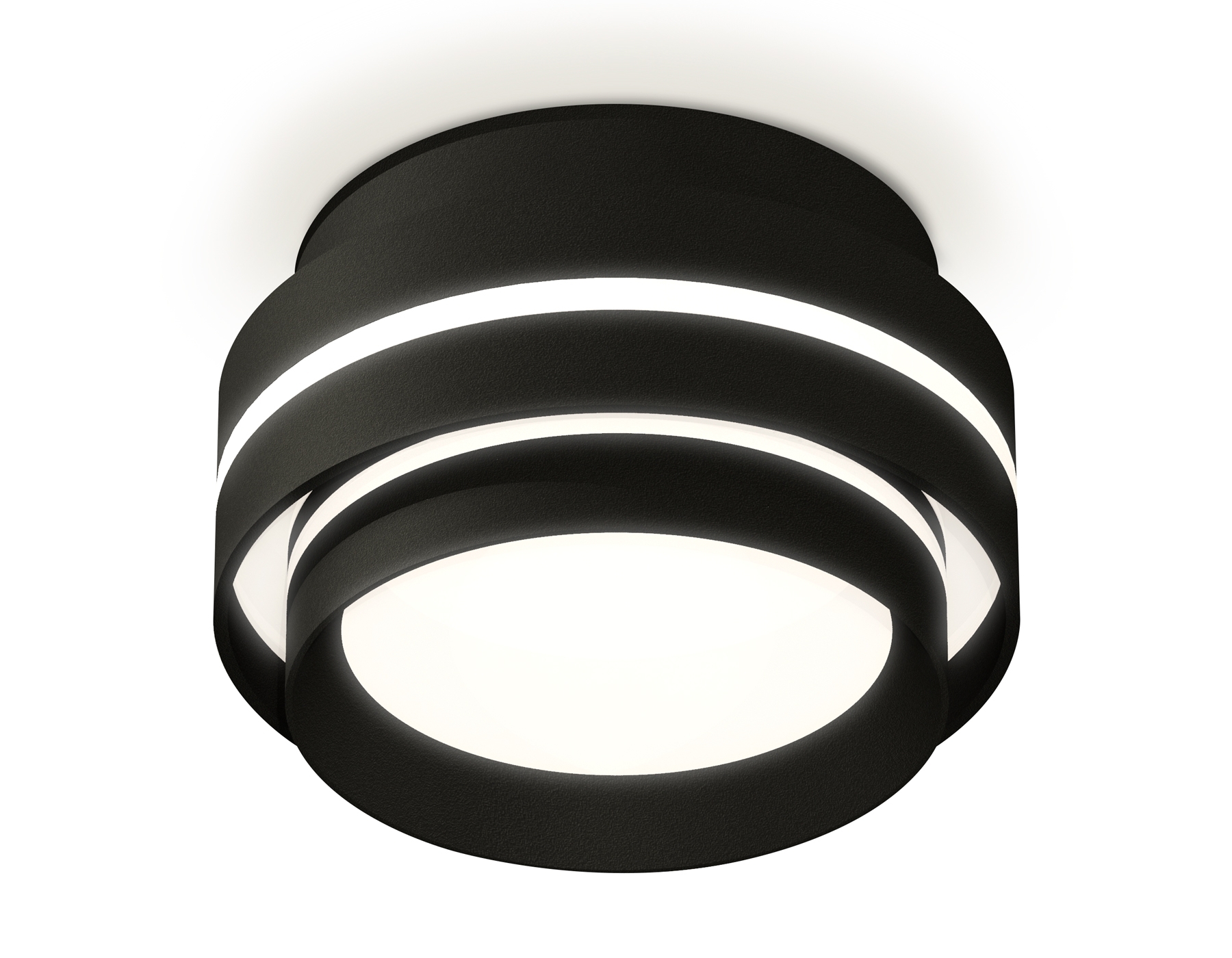 Светильник Ambrella Light XS8414004 SBK/FR черный песок/белый матовый GX53 (C8414, N8478)