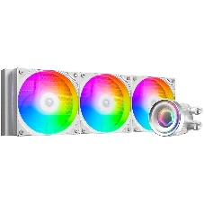 Система жидкостного охлаждения ID-Cooling FX360 Inf ARGb белый 120мм алюминий+медь 2000rpm 27.2db 4-pin 350W