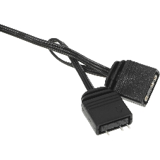 Вентилятор для корпуса Bloody CF-11 LCD ARGb 120х120x25 черный 4-pin 32дБ (упак.:1шт) (CF-11-ARGb120-BK) Ret