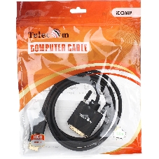 Кабель-переходник DisplayPort---DVI_M/M 1,8м Telecom TA668-1.8M
