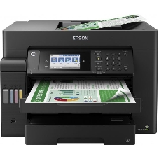 МФУ струйное Epson L15150, (A3, ADF, duplex, 35 стр./мин., Ethernet, Wi-Fi черный)
