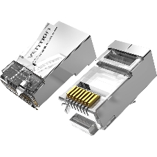 Коннектор Vention RJ45 (8p8c), FTP, cat. 6A, под витую пару, экранированный (10 шт.)