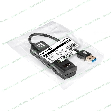 USB-концентратор 4-в-1 ExeGate DUB-3213 (кабель-адаптер USB2.0 --> 3xUSB2.0, 1xUSB3.0, Plug&Play, черный)