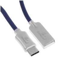 Кабель USB2.0 Cablexpert CC-P-mUSB02Bl-1.8M, AM/microB, серия Platinum, длина 1.8м, синий, блистер