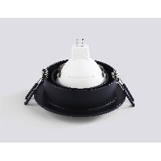 Светильник встраиваемый Ambrella light TN102724 BK черный GU5.3 92*92*23