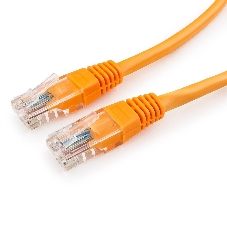 Патч-корд UTP Cablexpert cat.5e, 0.25м, литой, многожильный, оранжевый