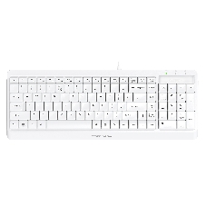 Клавиатура проводная A4Tech Fstyler FK15, USB, белый