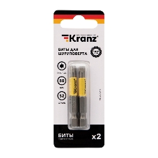Бита для шуруповерта Kranz Torx T27х50 мм (2 шт./уп.)