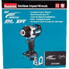 Гайковерт Makita DTW700Z ак(уд) BL-Motor, 18В, Li-ion, БЕЗ АКБ и БЕЗ ЗУ