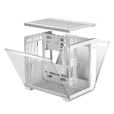 Компьютерный корпус PcCooler C3 T500 WH белый без БП ATX 2xUSB 3.0 1xUSB3.1 audio bott PSU