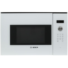 Микроволновая печь встраиваемая Bosch BFL524MW0 белый, 20 л, 800 Вт, переключатели - поворотный механизм/сенсор