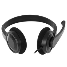 Гарнитура Oklick HS-M600 чёрный, проводная, 3.5 мм