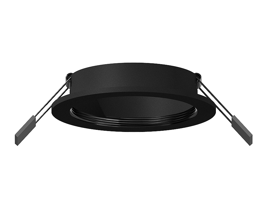 Корпус светильника C6513 SBK черный песок D80*H25mm MR16 GU5.3
