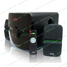 Акустическая система Dialog Progressive AP-203 черный 2.1, 18W+2*10W RMS, USB+SD reade