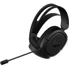 Гарнитура ASUS TUF Gaming H1 Wireless чёрный, беспроводная + проводная, USB/USB-C, до 15 ч, виртуальный 7.1, шумоподавление микрофона