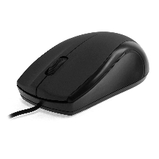 Мышь проводная Crown CMM-31 черный, 1000 dpi, USB, кнопки - 3