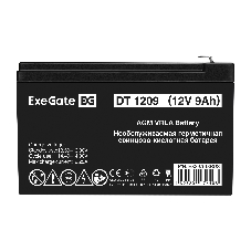 Аккумуляторная батарея ExeGate DT 1209 (12V 9Ah, клеммы F1)