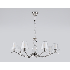 Люстра Ambrella light LH57083/7 SN/FR никель/белый матовый E14/7 max 40W D840*790