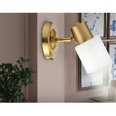 Светильник Ambrella light TR3967 BS/FR латунь/белый матовый E27 max 40W 140*80*194
