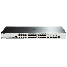 Коммутатор D-Link DGS-1510-28P/A1A, 24×1 Гбит/с + 2×1 Гбит/с SFP + 2×10 Гбит/с SFP+, управляемый