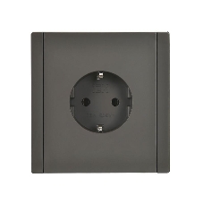 Розетка СП FORTE&PIANO FP316 16А с заземл. без защ. шторок винт. крепл. сер. IEK FP-R11-16-K03