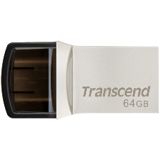 Флешка USB Transcend 64Gb JetFlash 890, USB Type-C, OTG ,Металл