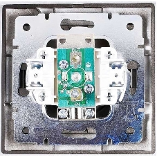 Розетка 1-м СП Мира 16А IP20 без заземл. со вставкой керамика черный бархат LEZARD 701-4242-121