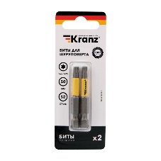 Бита для шуруповерта Kranz Torx T25х50 мм (2 шт./уп.)