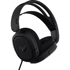 Гарнитура ASUS TUF Gaming H1 Wireless чёрный, беспроводная + проводная, USB/USB-C, до 15 ч, виртуальный 7.1, шумоподавление микрофона