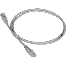 Патч-корд LANMASTER TWT UTP cat.5e, с заливными колпачками, 20.0 м, серый