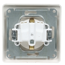 Механизм розетки TV 1-м СП Glossa проходной 4DB белый SchE GSL000192