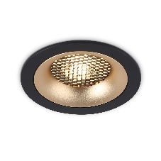 Светильник встраиваемый Ambrella light TN102725 BK/GD черный/золото GU5.3 92*92*23