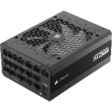 Блоки питания/ Power Supply Corsair HX1500i, Model RPS0132, 1500W 80+ Platinum (ATX, 3.1, PCIe 5.1, Full modular, 1x24(20+4)pin, 2x8-Pin to 12V-2x6 Cable, 3x4+4-pin CPU +12V (EPS), 6x4-pin Molex, 4x6+2-pin PCIe, 8xSATA3, 1xUSB Type-C, Active, 140x140mm, 150x200x86mm, APFC, Power cable-EU, black)