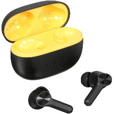 Гарнитура внутриканальные Realme Techlife Buds T200 черный беспроводные bluetooth в ушной раковине (6942729003778)