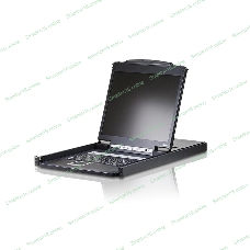 Переключатель/switch, KVM, 1 user консоль LCD/ЖК 19 =16 cpu/портов/port PS2/USB+VGA, с KVM-шнурами PS2 1х1.8м.;USB 1x1.8м., 1280x1024, 1U 19, исп.спец.шнуры, OSD, каскад 256, лат./рус.клав 16PLCD KVMP SWITCH 19INCH