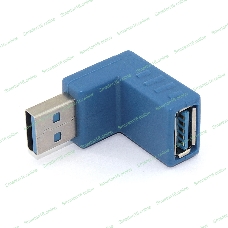Угловой удлинитель USB Type A с поворотом вниз
