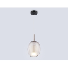 Подвесной светильник Ambrella light LH11125 BK/WH/TI черный/белый/янтарь E27 max 60W D175*310