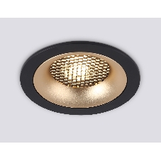 Светильник встраиваемый Ambrella light TN102725 BK/GD черный/золото GU5.3 92*92*23