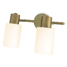 Светильник Ambrella light TR3969/2 BS/FR латунь/белый матовый E27*2 max 40W 260*80*210