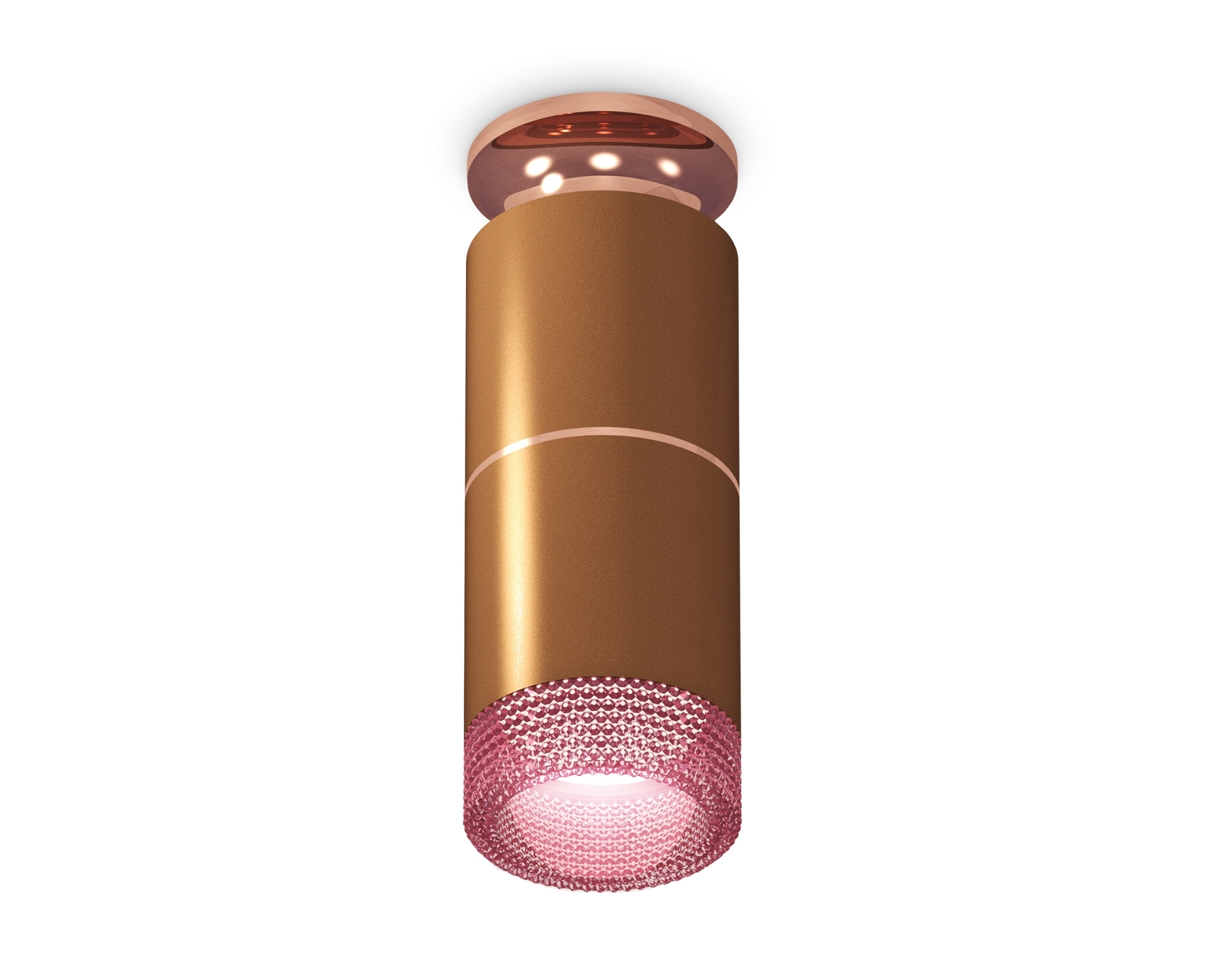 Светильник Ambrella Light XS6304211 SCF/PPG/PI кофе песок/золото розовое полированное/розовый MR16 GU5.3