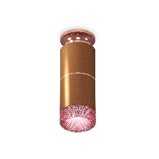 Светильник Ambrella Light XS6304211 SCF/PPG/PI кофе песок/золото розовое полированное/розовый MR16 GU5.3