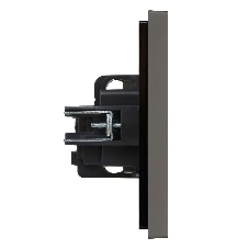 Розетка СП FORTE&PIANO FP316 16А с заземл. без защ. шторок винт. крепл. сер. IEK FP-R11-16-K03