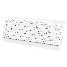 Клавиатура проводная A4Tech Fstyler FK15, USB, белый