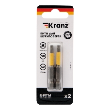 Бита для шуруповерта Kranz Torx T20х50 мм (2 шт./уп.)