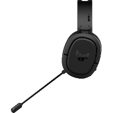 Гарнитура ASUS TUF Gaming H1 Wireless чёрный, беспроводная + проводная, USB/USB-C, до 15 ч, виртуальный 7.1, шумоподавление микрофона
