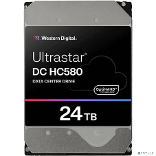 Жесткий диск WD SATA-III 24TB WUH722424ALE6L4 Server Ultrastar DC HC580 (7200rpm) 512Mb 3.5
