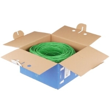 Кабель NEOMAX NM710021-100М-РТ U/UTP cat.5e 4x2x0.52, 24 AWG, медь, внутренний, PVCLS нг(А)-LSLTx, 100м, зеленый
