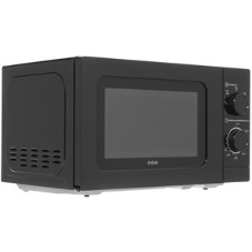 Микроволновая печь BBK 20MWS-717M/B черный, 20 л, 700 Вт, переключатели - поворотный механизм